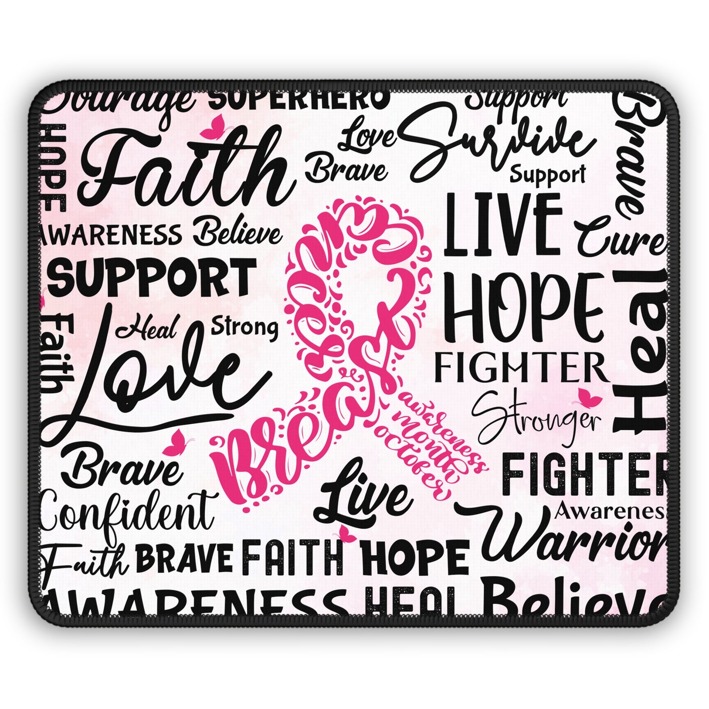 Support Squad Breast Cancer Awareness Mouse Pad