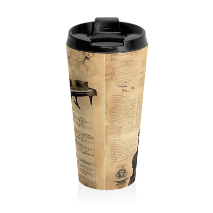 Antique Music Score Travel Mug