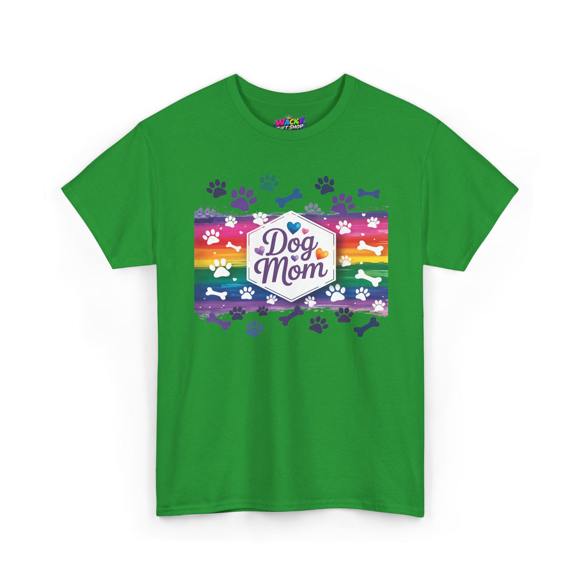 Rainbow Dog Mom T-Shirt