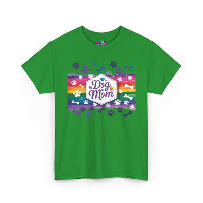 Rainbow Dog Mom T-Shirt
