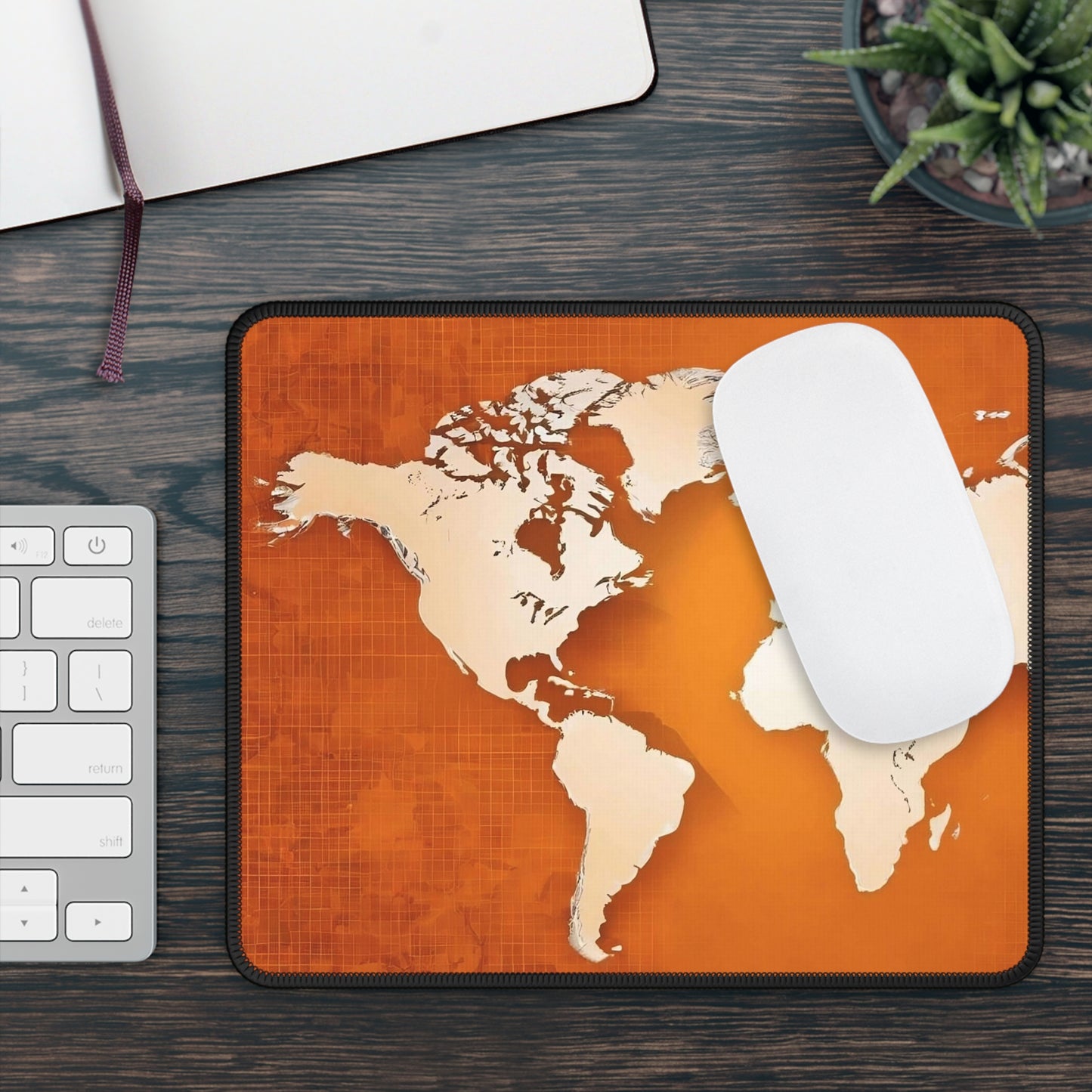 Burnt Atlas Mouse Pad