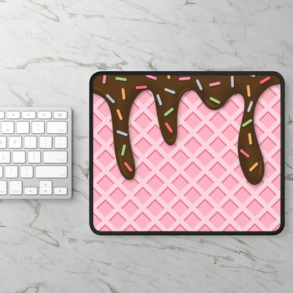 Chocolate Sprinkle Ice Cream Mouse Pad