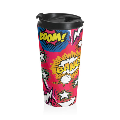 Comic Boom Bang Travel Mug
