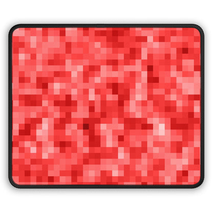 Red Pixel Mouse Pad