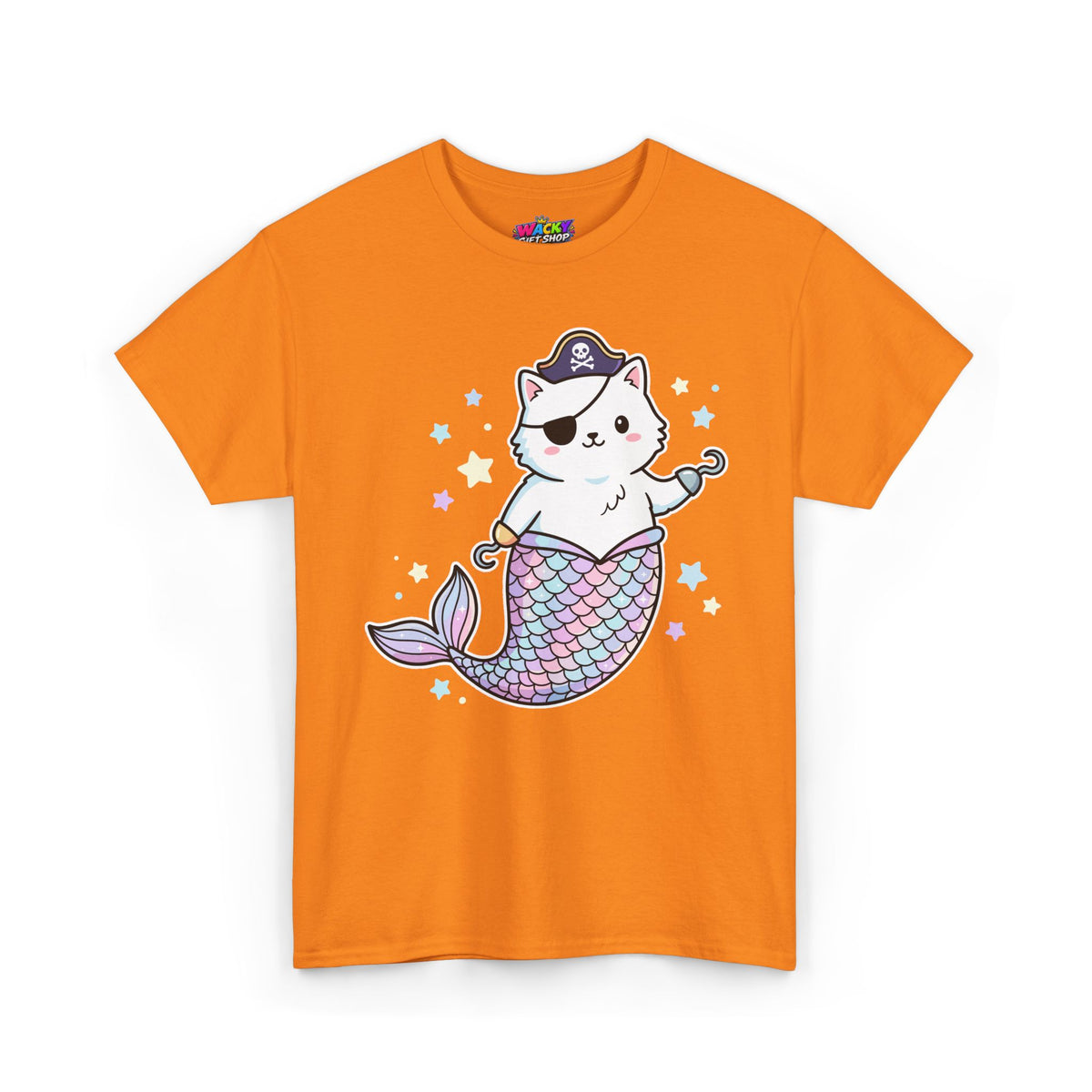 Pirate Mermaid Cat T-Shirt