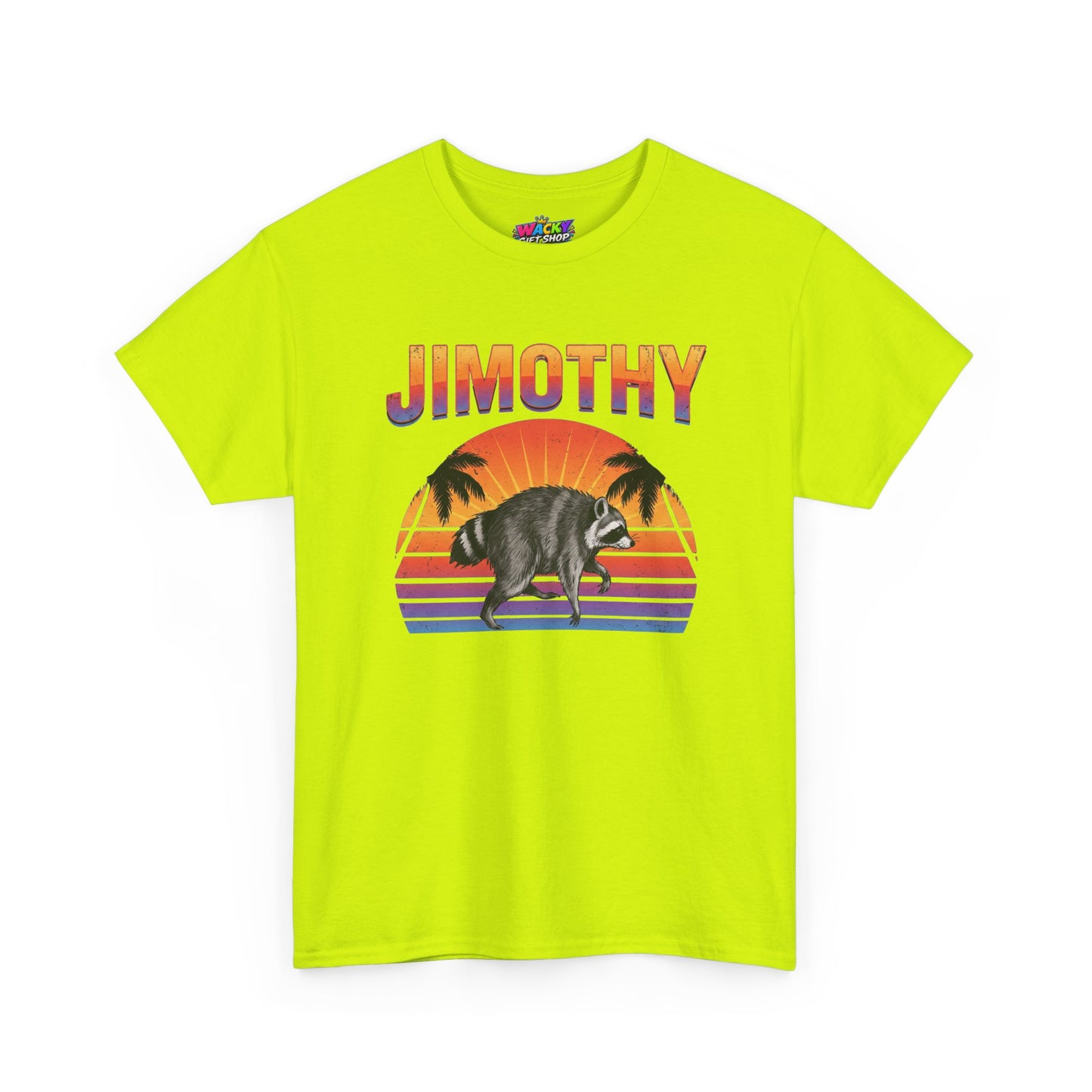 Jimothy Retro Sunset Raccoon T-Shirt