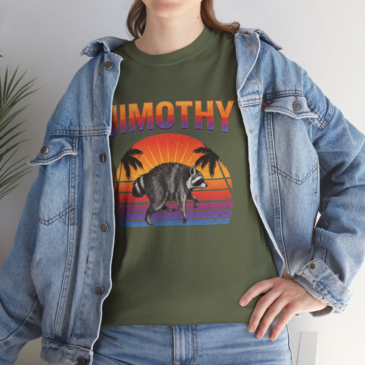 Retro Jimothy Raccoon T-Shirt