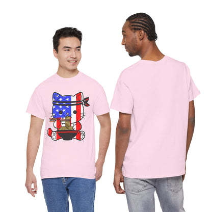 Patriotic Ramen Cat T-Shirt