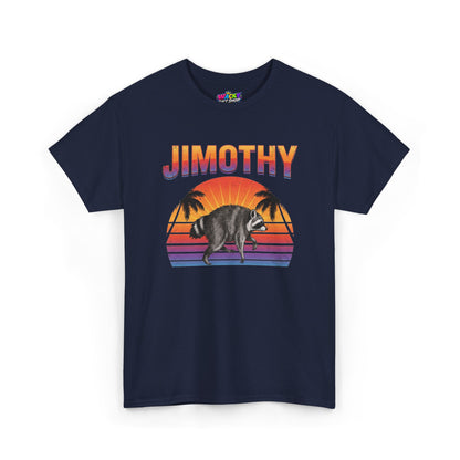 Jimothy Retro Sunset Raccoon T-Shirt