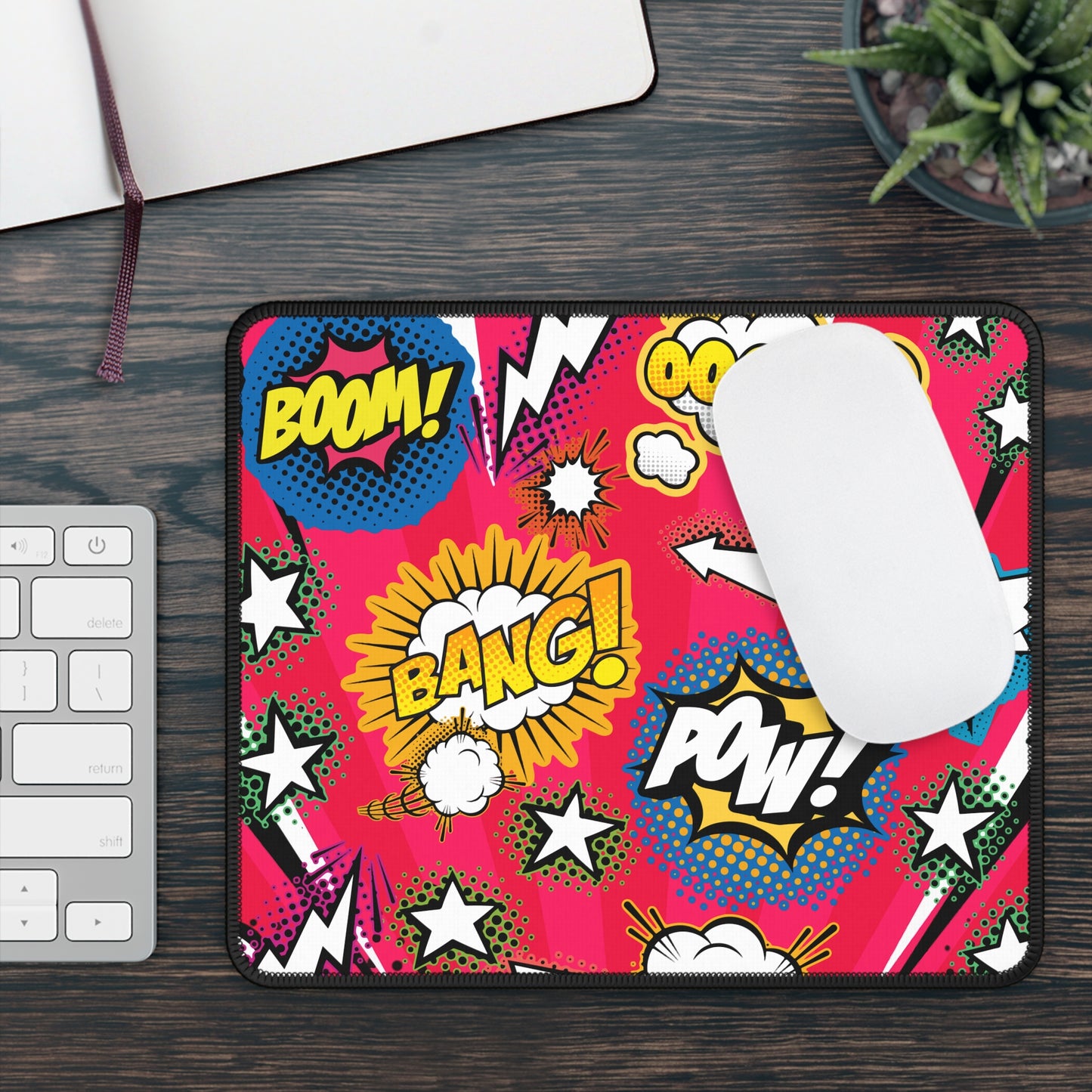 Comic Book Pop Art Mouse Pad