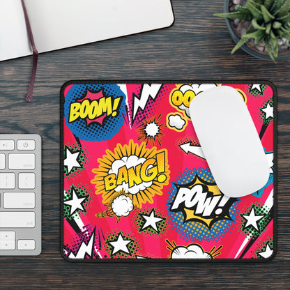 Comic Book Pop Art Mouse Pad