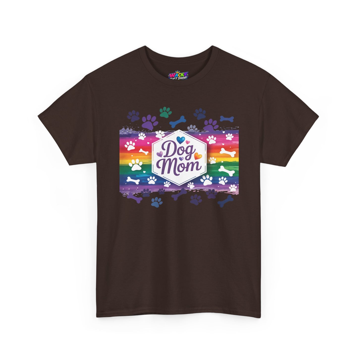 Dog Mom Rainbow T-Shirt