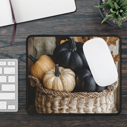 Rustic Harvest Pumpkin Mouse Pad