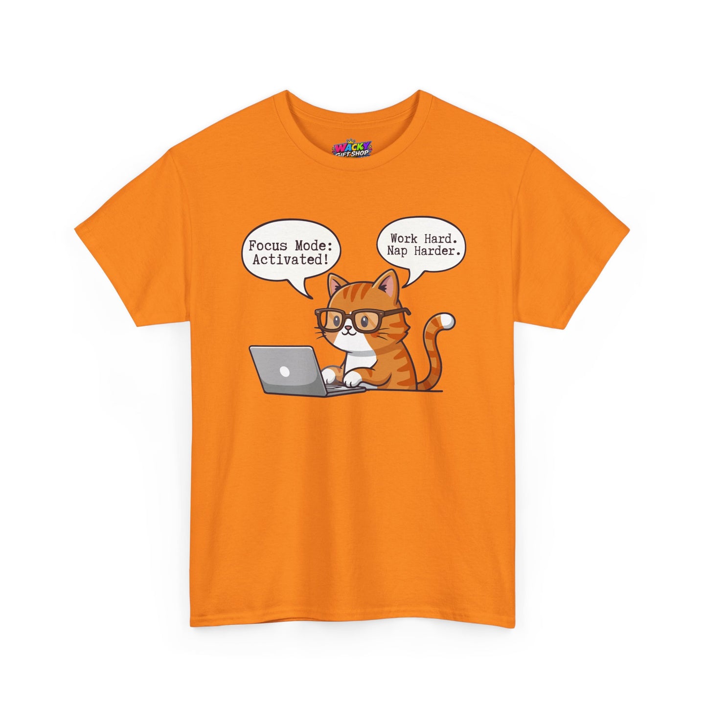 Work Hard Nap Harder Cat T-Shirt