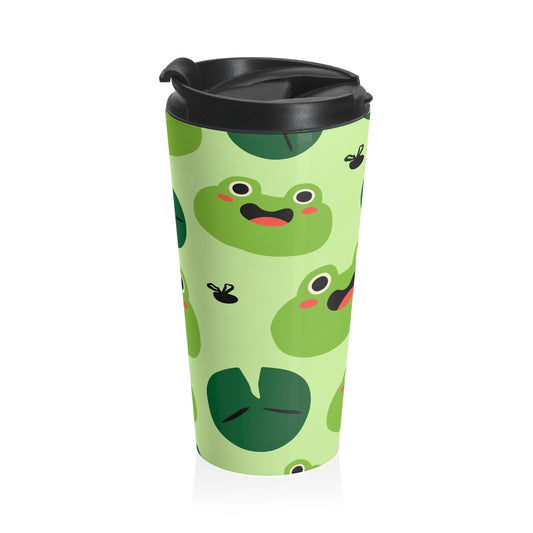 Happy Frog Mug – 15oz Stainless Steel Travel Cup