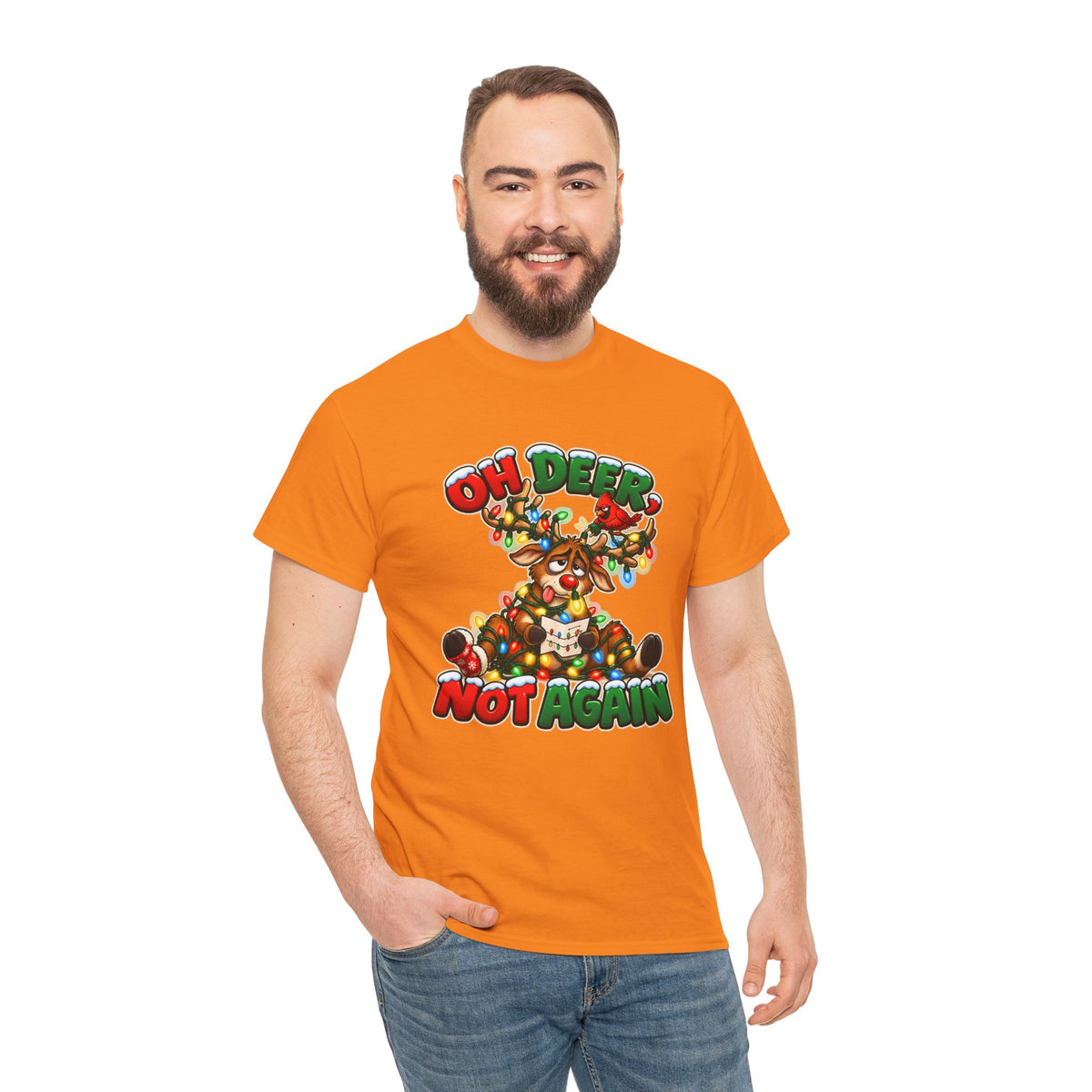 Oh Deer, Not Again Christmas T-Shirt