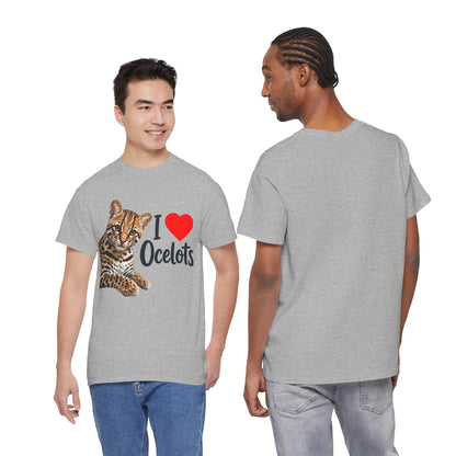 I Love Ocelots T-Shirt