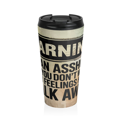 Warning Highly Sarcastic Travel Mug