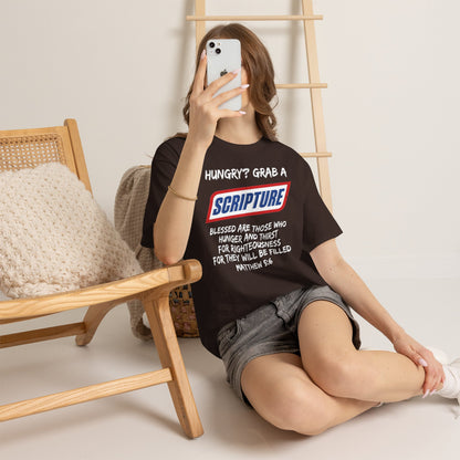 Hungry? Grab a Scripture Christian T-Shirt