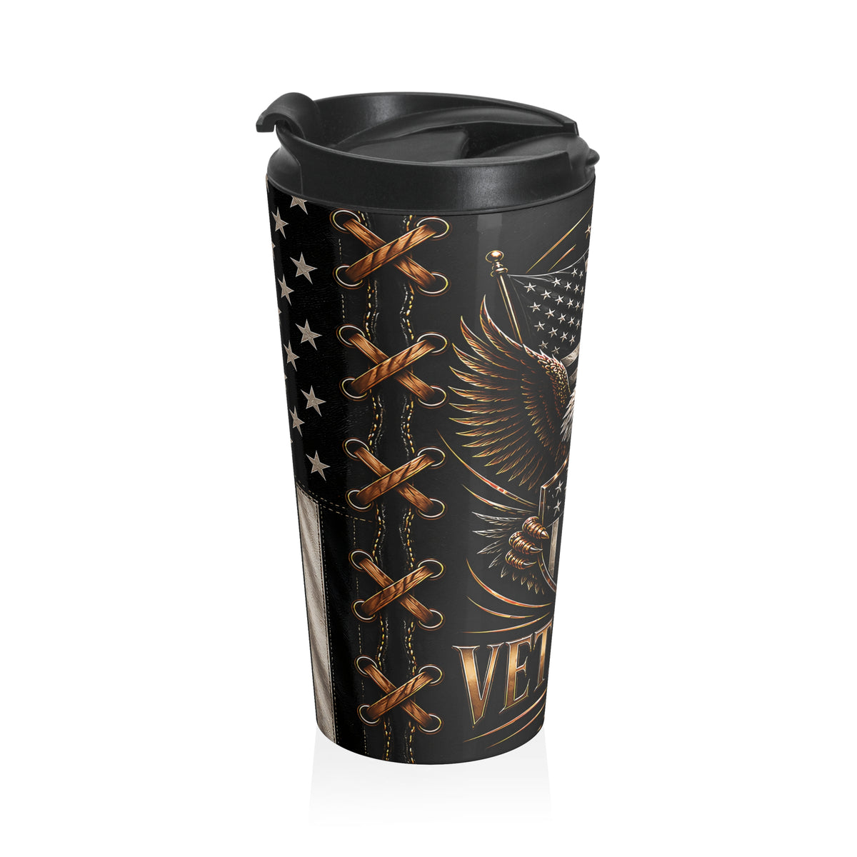 American Veteran Eagle Stainless Steel Travel Mug