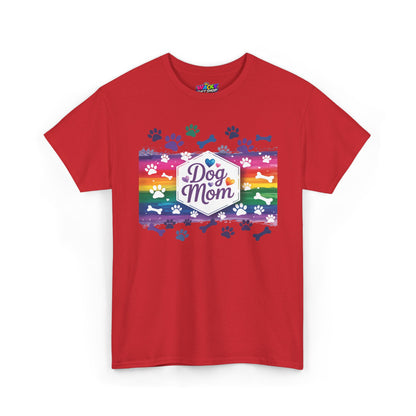 Rainbow Dog Mom T-Shirt