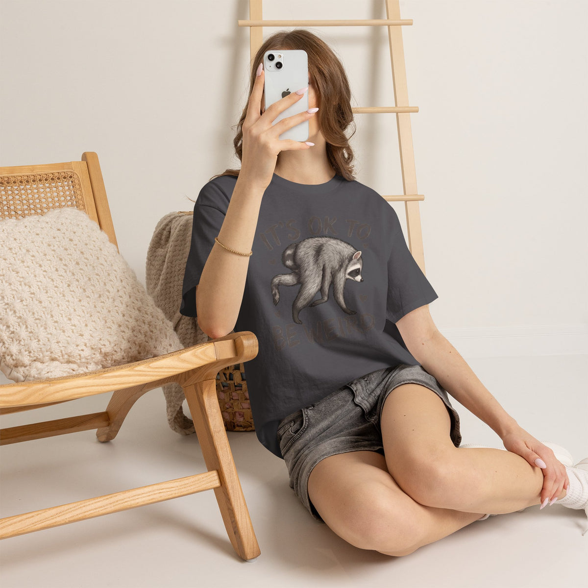 It’s OK to Be Weird Raccoon T-Shirt
