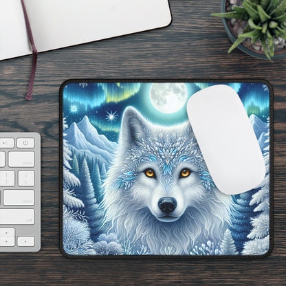 Winter Wolf Mouse Pad