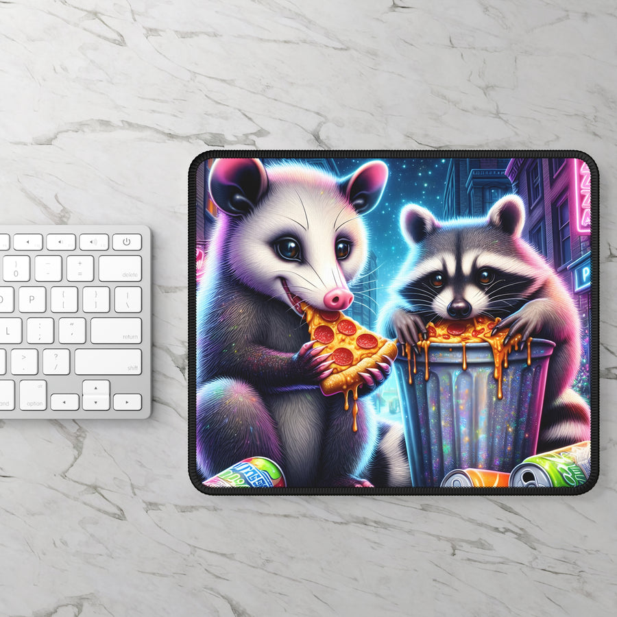 Trash Panda Pizza Party Mouse Pad