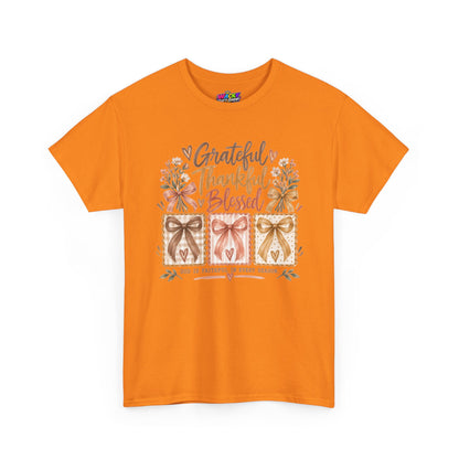 Grateful Thankful Blessed Christian T-Shirt