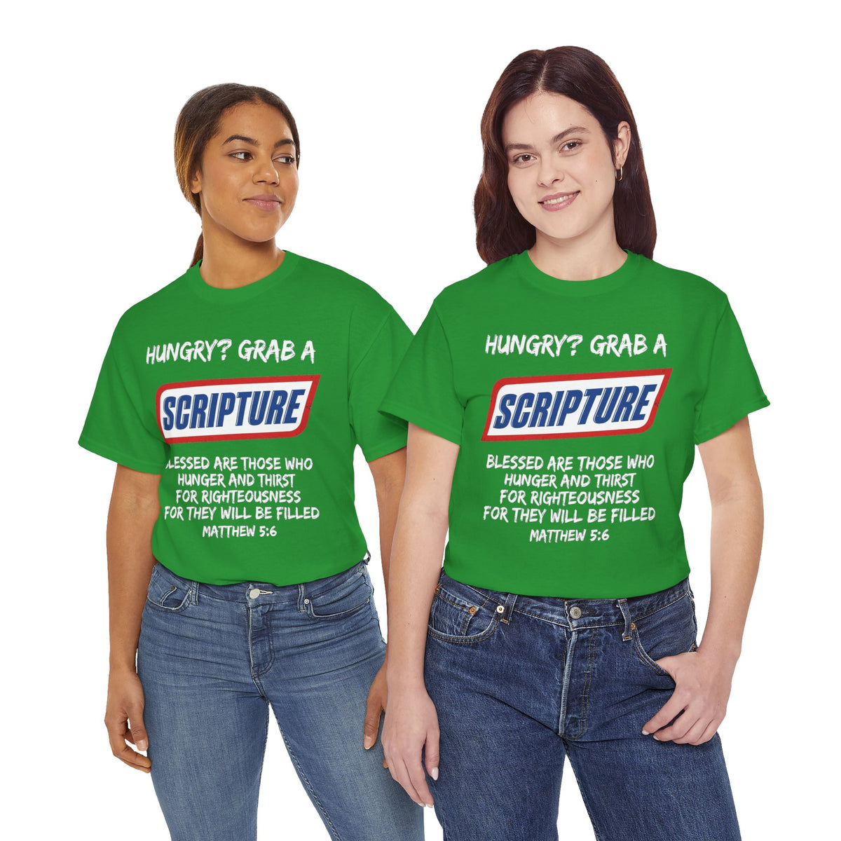 Hungry? Grab a Scripture Christian T-Shirt