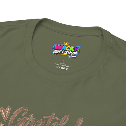 Grateful Thankful Blessed Christian T-Shirt