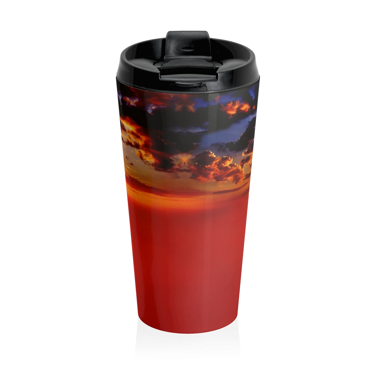 Faith Over Fear Cross Stainless Steel Travel Mug