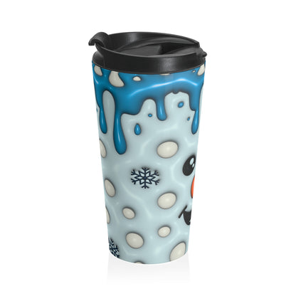 Frosty Face Mug – 15oz Stainless Steel Travel Cup