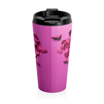 Heart-Eyed Dachshund Travel Mug