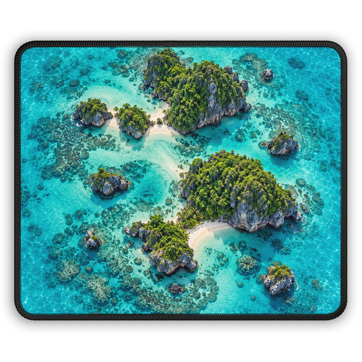 Tropical Island Escape Mouse Pad