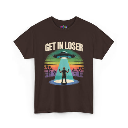Get In Loser UFO Abduction T-Shirt