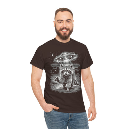 Raccoon UFO Encounter T-Shirt