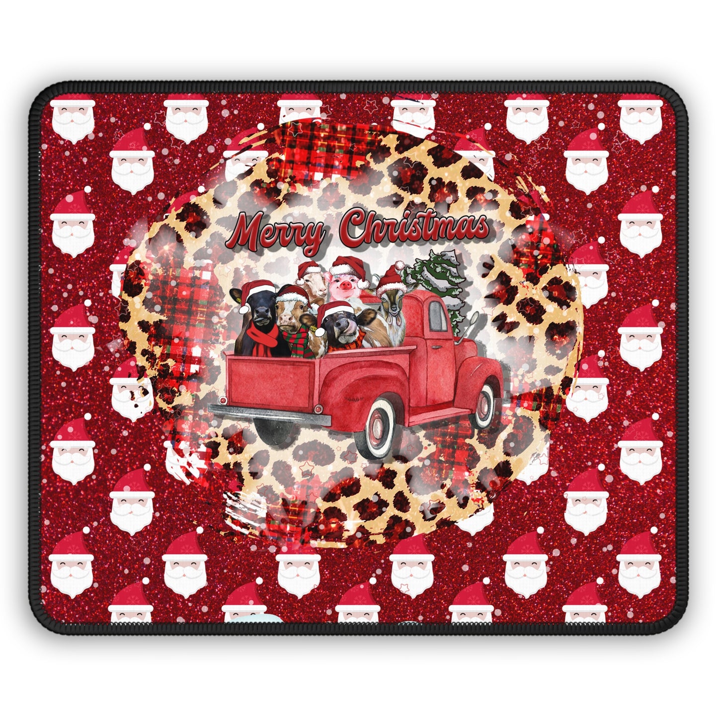 Merry Christmas Dogs Mouse Pad