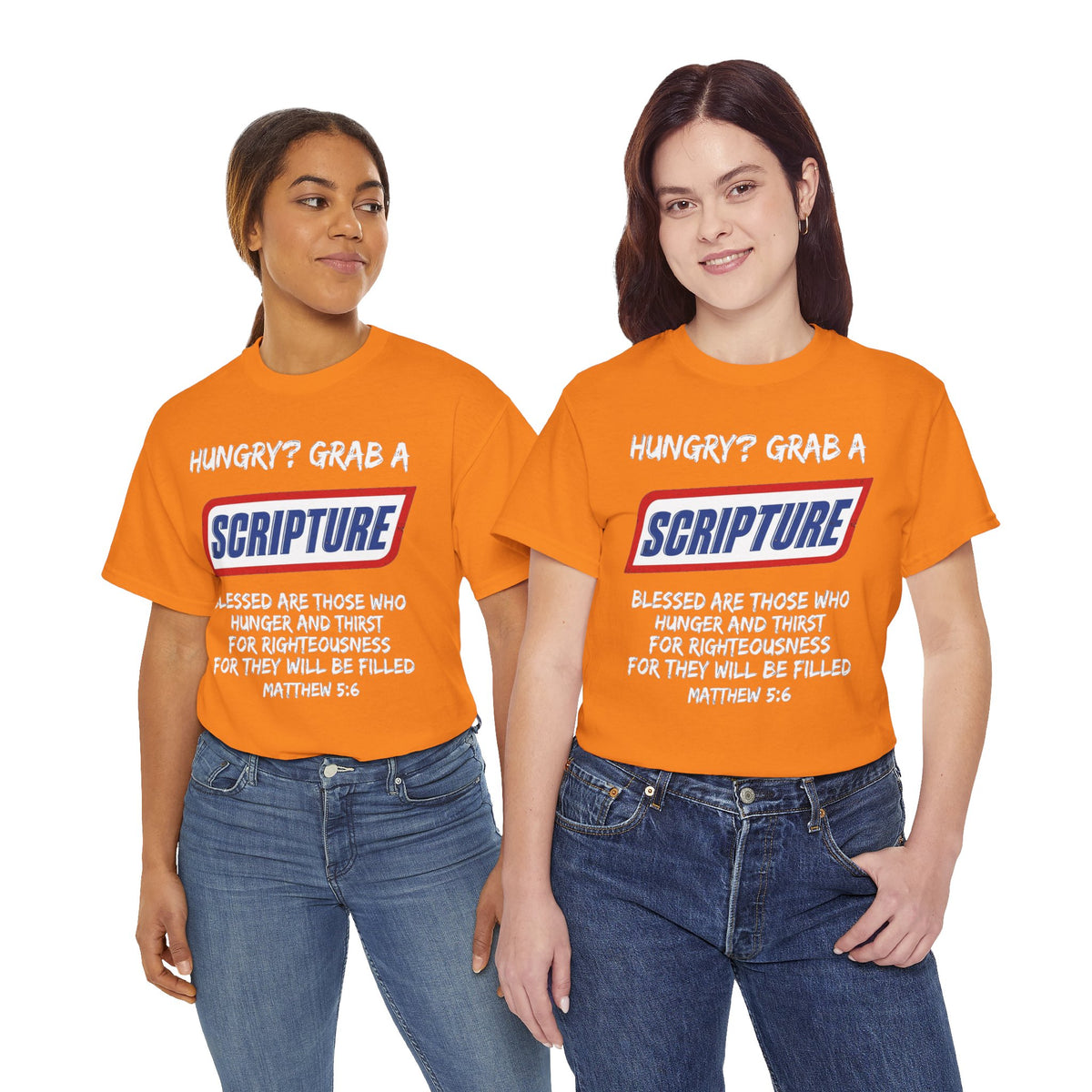 Hungry? Grab a Scripture Christian T-Shirt