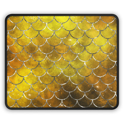 Cosmic Mermaid Scales Mouse Pad