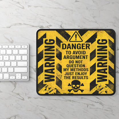 Warning: To Avoid Argument Mouse Pad