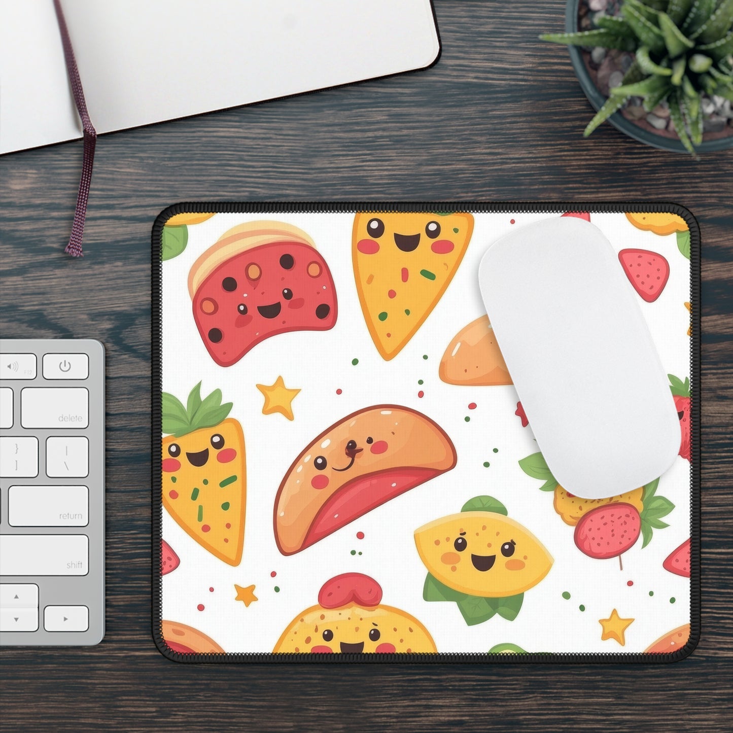 Happy Snacks Party Mouse Pad