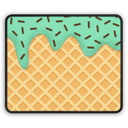 Mint Chocolate Chip Waffle Mouse Pad