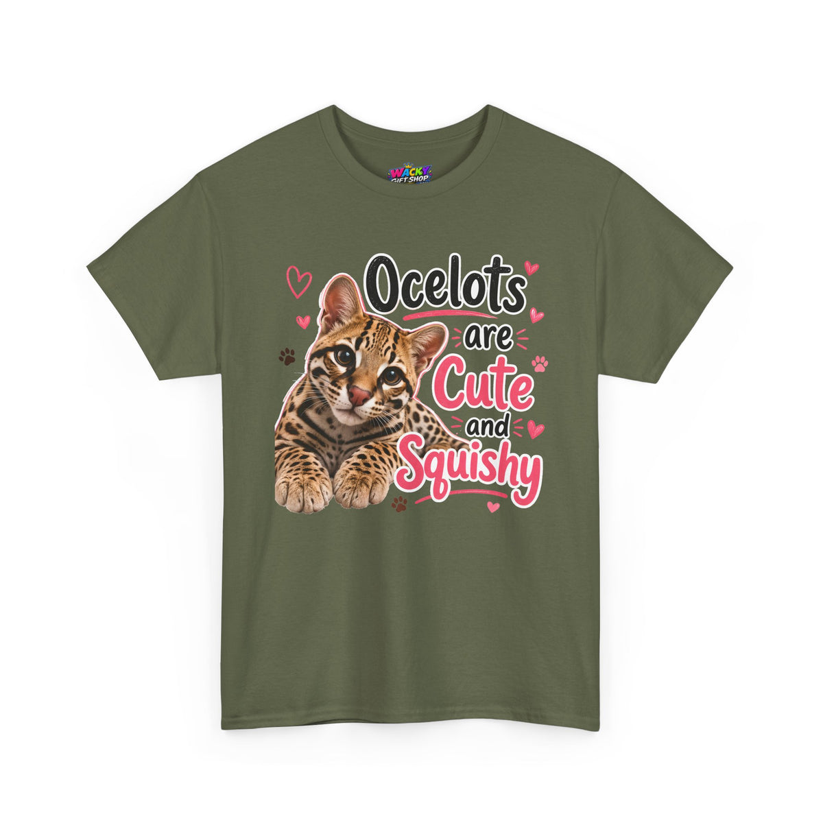 Ocelots Are Cute and Squishy T-Shirt