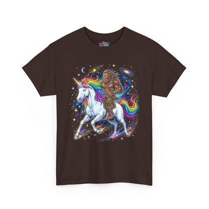 Bigfoot Riding a Unicorn T-Shirt