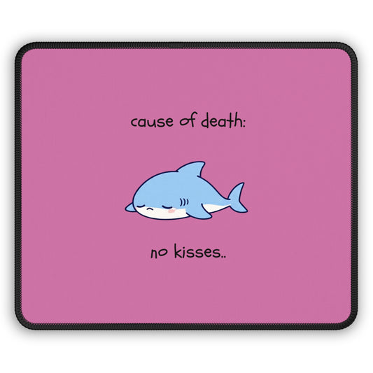 No Kisses Shark Mouse Pad