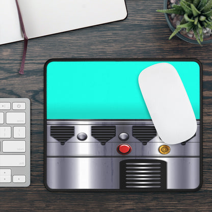 Teal Laser Sword Mouse Pad