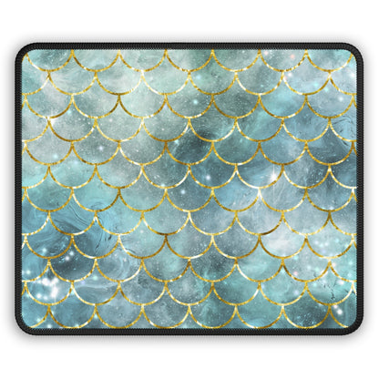 Cosmic Mermaid Scales Mouse Pad