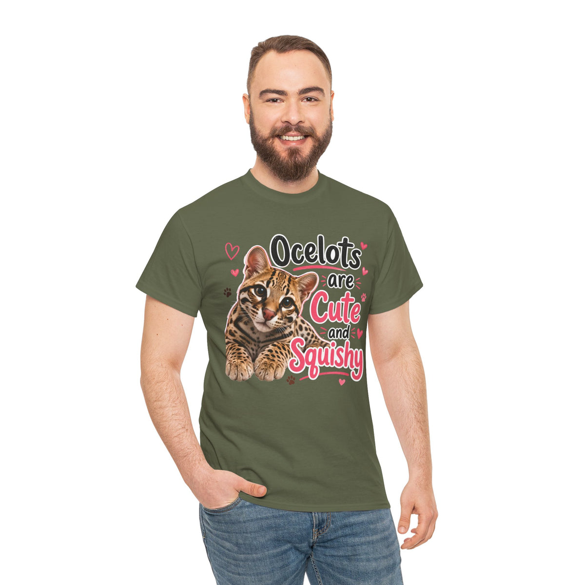 Ocelots Are Cute and Squishy T-Shirt