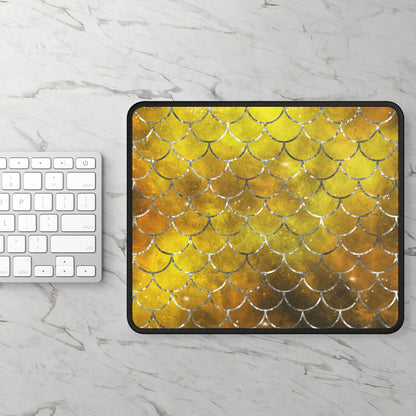 Cosmic Mermaid Scales Mouse Pad